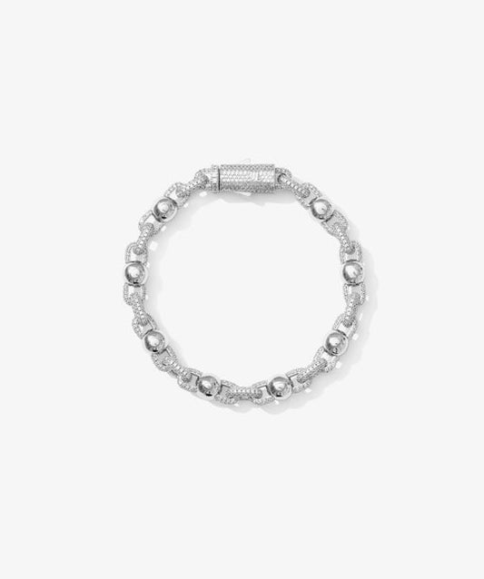 Ball Bracelet White